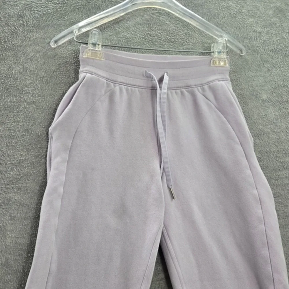 Lululemon Women Activewear Pants‎ 2 Purple Scuba Jogger Drawstring 27 in Inseam